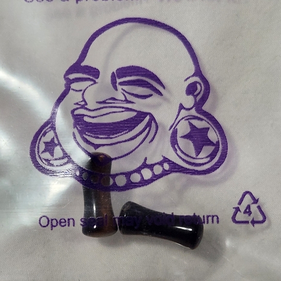 BNIP Yellow Tiger's Eye Stone Plugs 6g - Picture 3 of 3